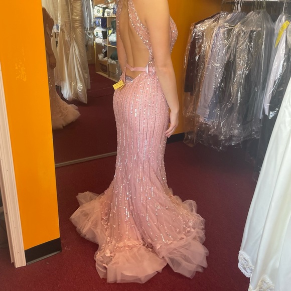 Sherri Hill Women's Prom Dress Size 6 Pink - Picture 2 of 10